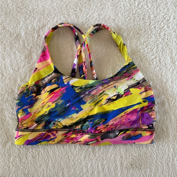 Lululemon Colorful Sports Bra | Size 4 | Built-In Padding - Picture 2 of 3
